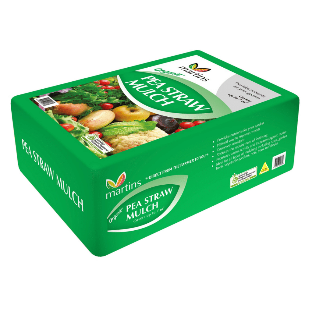 Martins Organic Pea Straw Mulch 11kg Jeffries