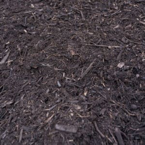 overhead view of pile of Jeffries Forest mulch